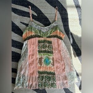 No Boundaries Y2K boho tank top